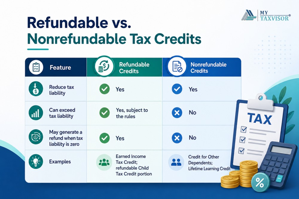 Refundable vs Nonrefundable Tax Credits
