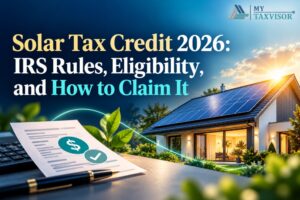 Read more about the article Solar Tax Credit 2026: IRS Rules, Eligibility, and How to Claim It